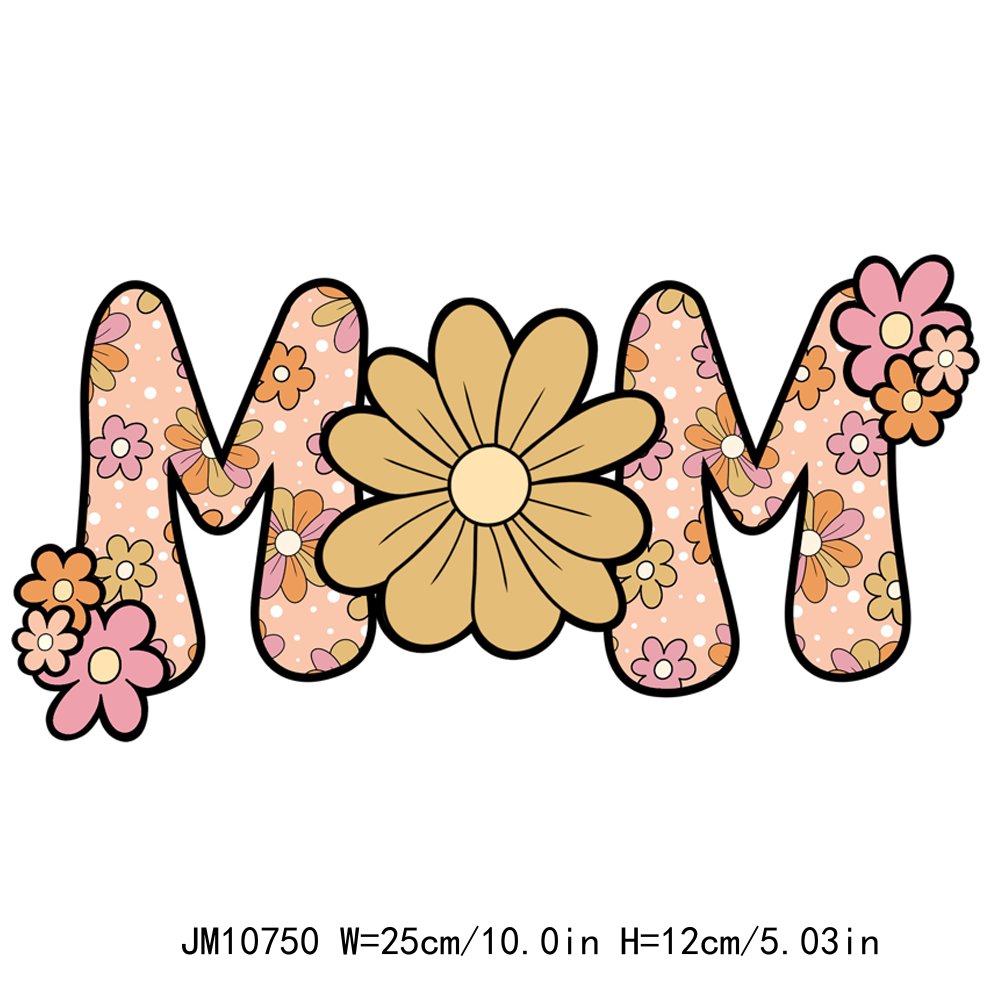 Flower Mama Mini Family DTF Transfers