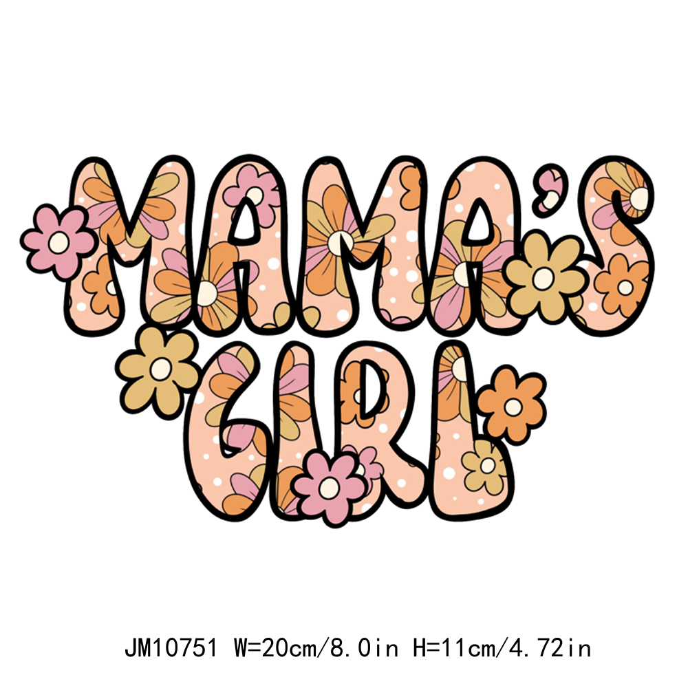 Flower Mama Mini Family DTF Transfers