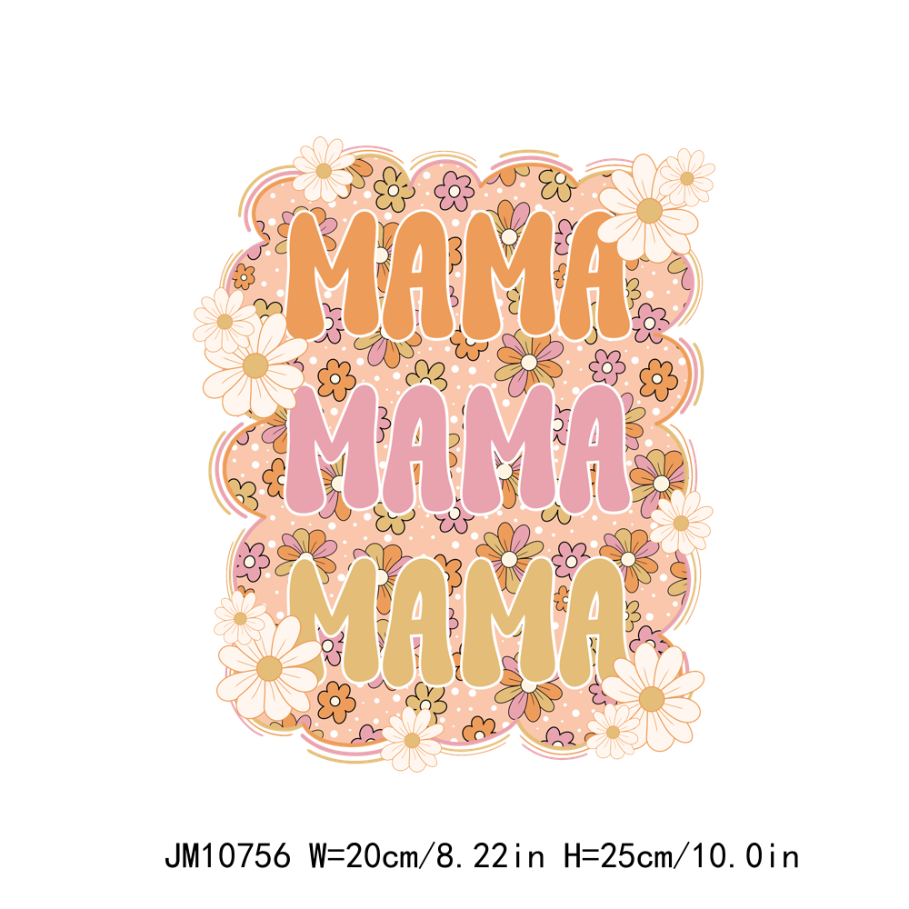 Flower Mama Mini Family DTF Transfers