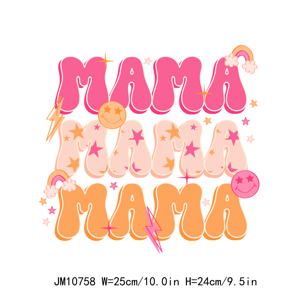 Flower Mama Mini Family DTF Transfers