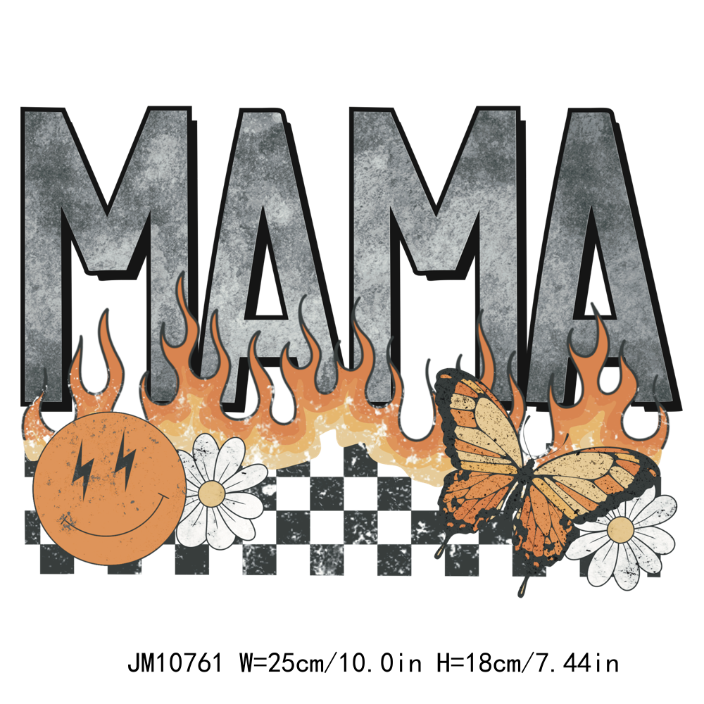 Floral Mama Leopard Mom DTF Transfers