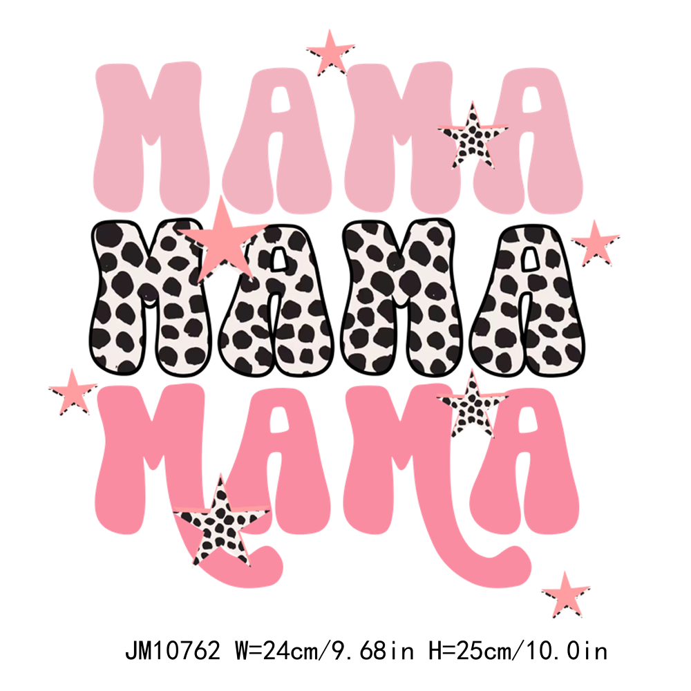 Floral Mama Leopard Mom DTF Transfers