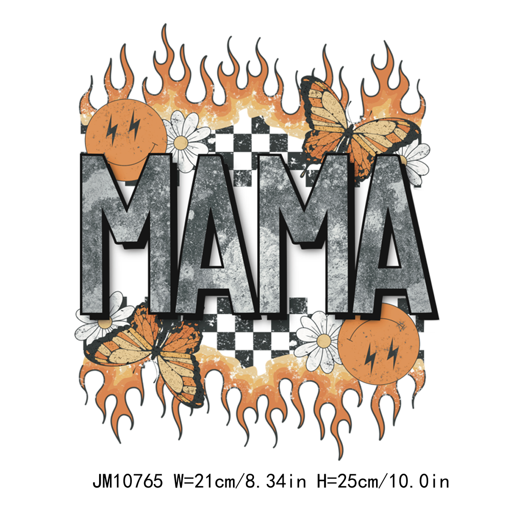 Floral Mama Leopard Mom DTF Transfers