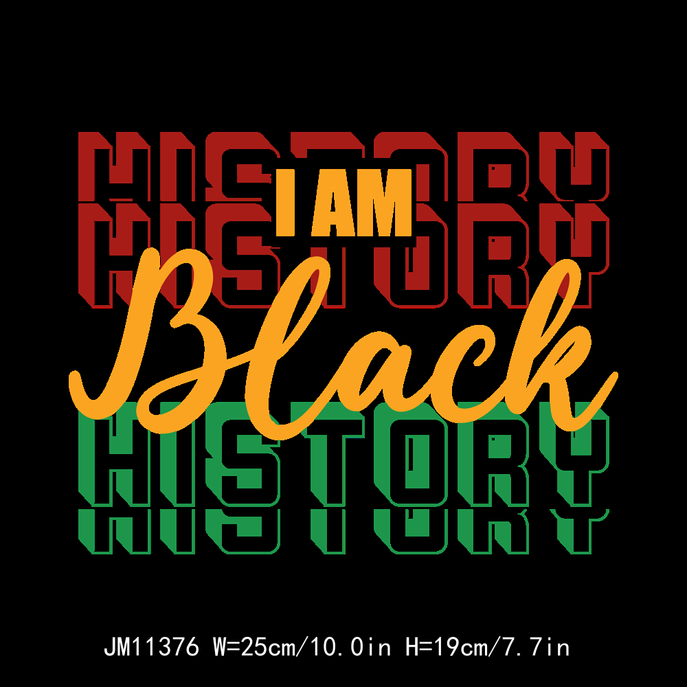Black History 1865 Juneteenth DTF Transfers