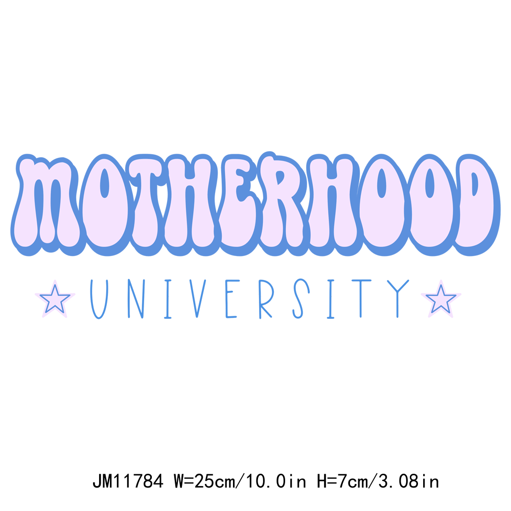 Motherhood University Mom's Club DTF Transfers