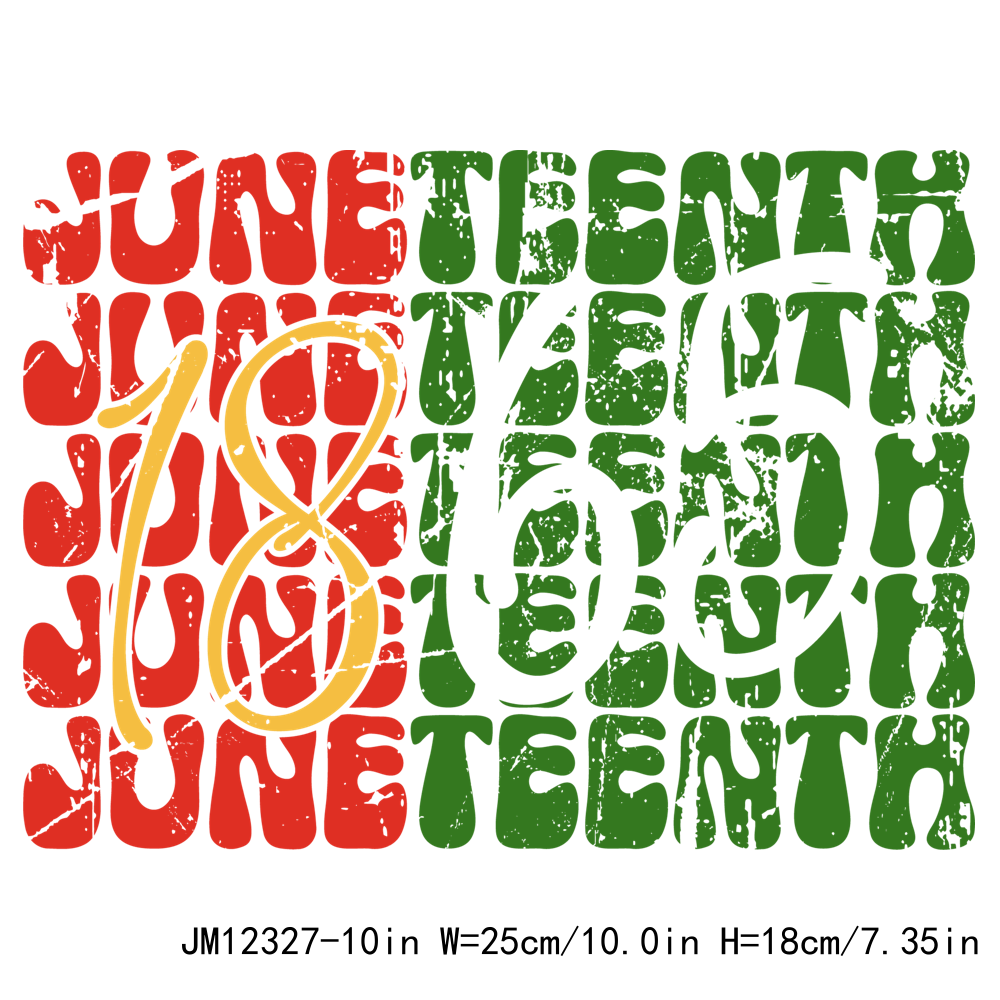 Juneteenth Celebrate Freedom Since 1865 DTF Transfers