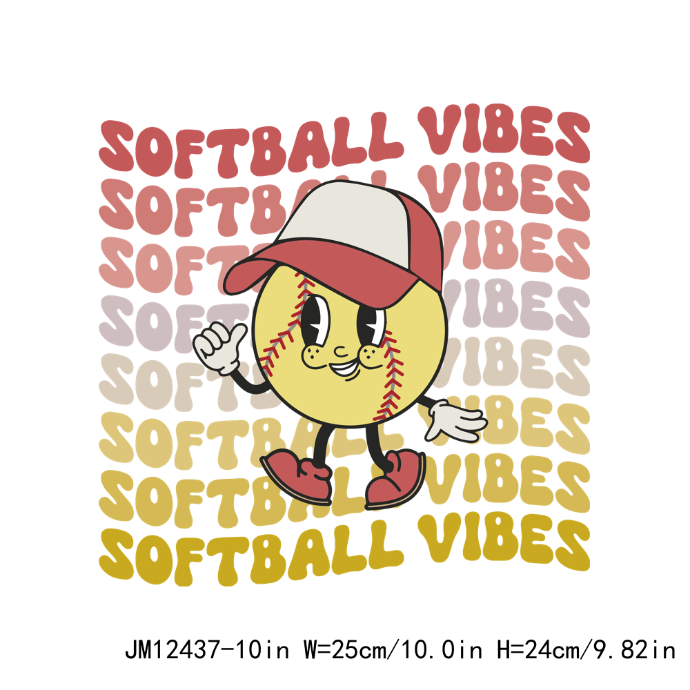 Sport Baseball Softball Vibes DTF Transfers