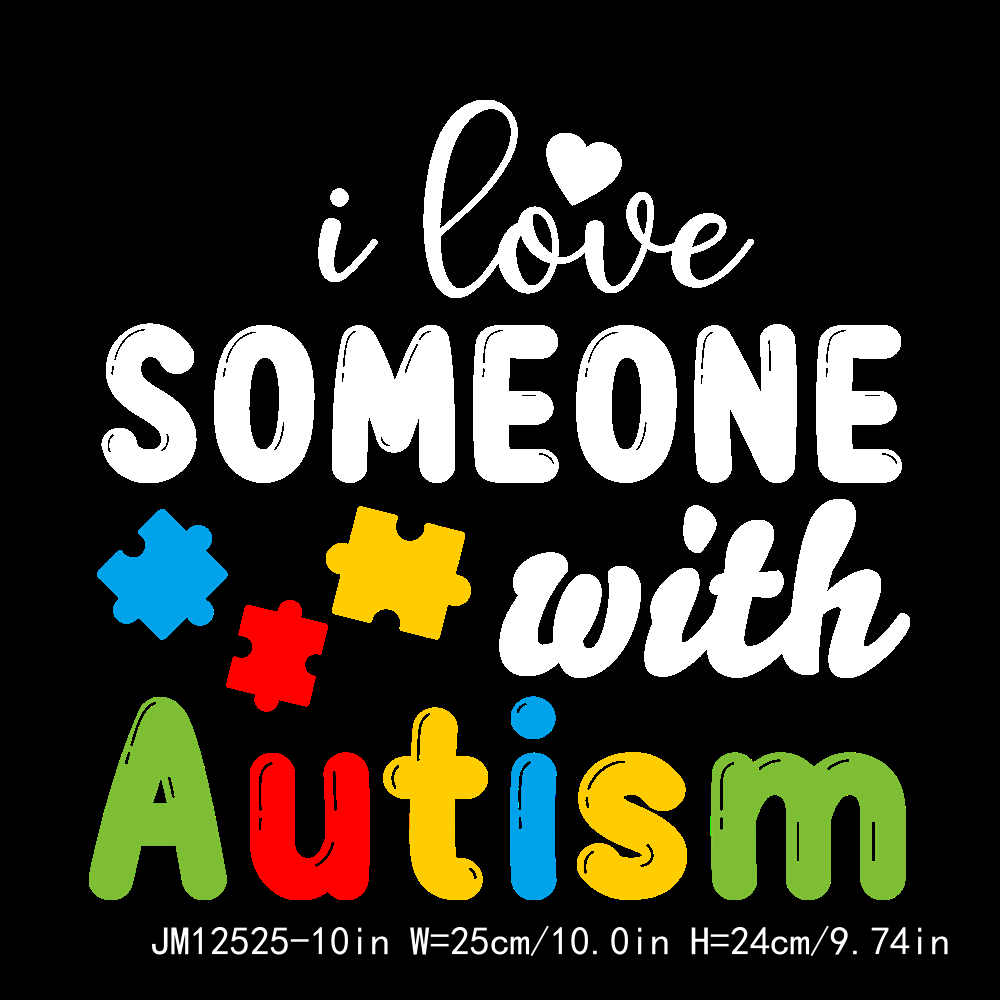 Autism Awareness DTF Transfers