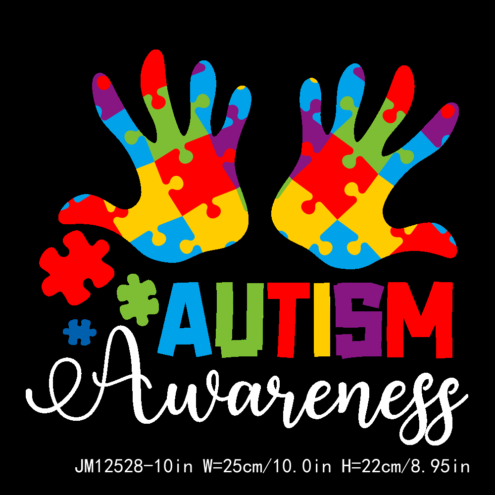 Autism Awareness DTF Transfers