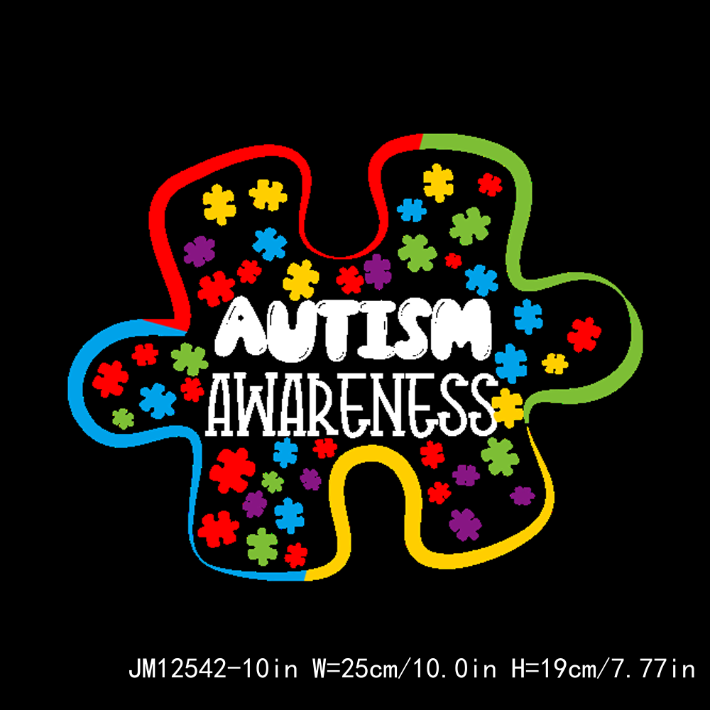 Autism Awareness DTF Transfers