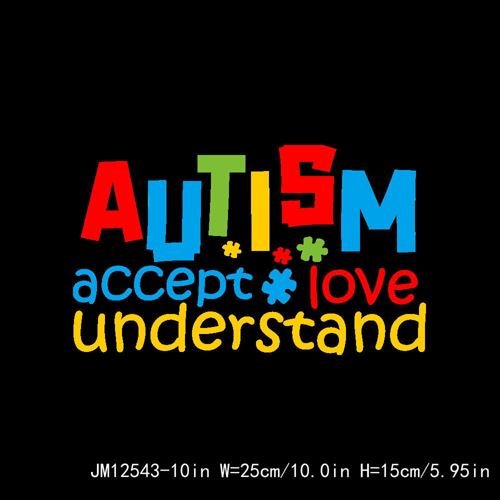 Autism Awareness DTF Transfers