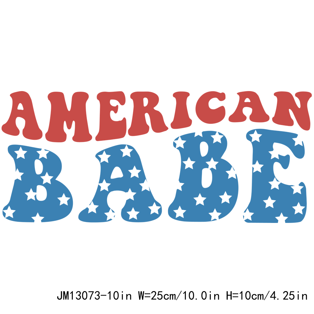 American Babe 4th of July DTF Transfers