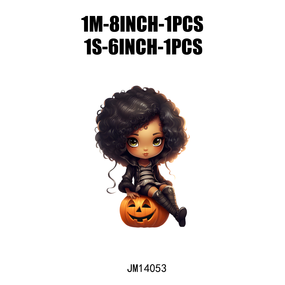 Hip Hop Halloween Costume Afro Girl DTF Transfers