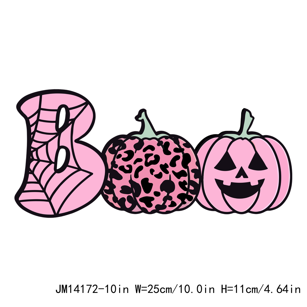 Cute Pink Halloween DTF Transfers