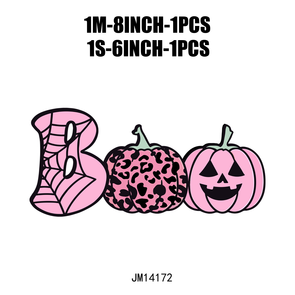 Cute Pink Halloween DTF Transfers