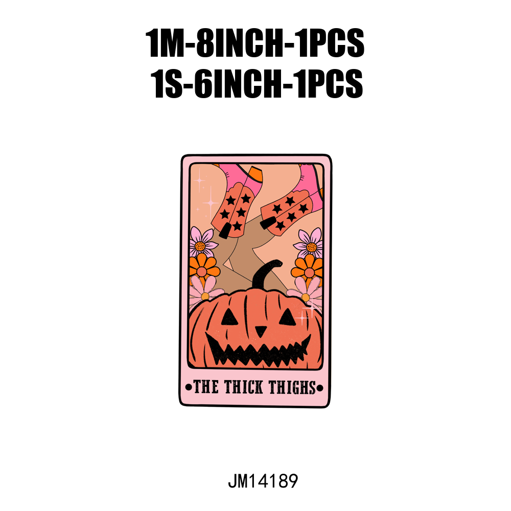 Halloween Pumpkin Ghost DTF Transfers