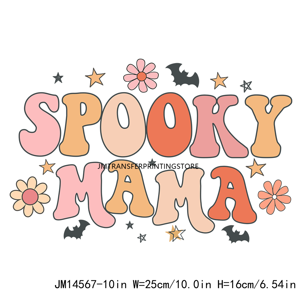 Spooky Mama Babe Boo Crew DTF Transfers