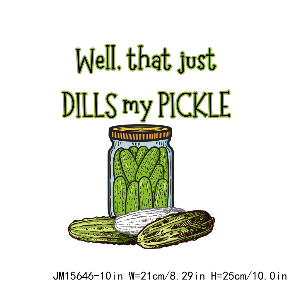 Vintage Canned Pickles DTF Transfers