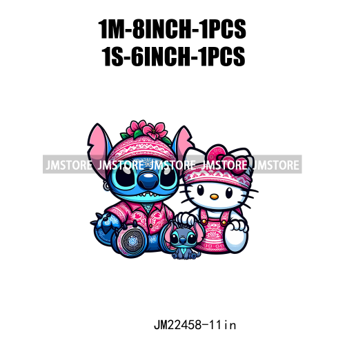 Iron on Mexican Chicano Animal Character DTF Transfers Printing Stickers Ready To Press For Hoodies Pillows