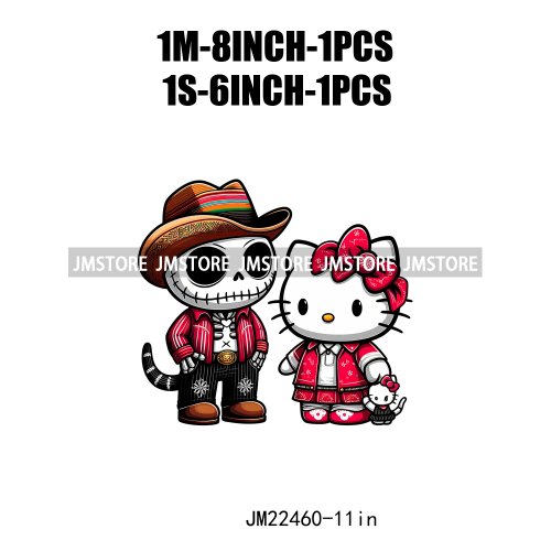 Iron on Mexican Chicano Animal Character DTF Transfers Printing Stickers Ready To Press For Hoodies Pillows