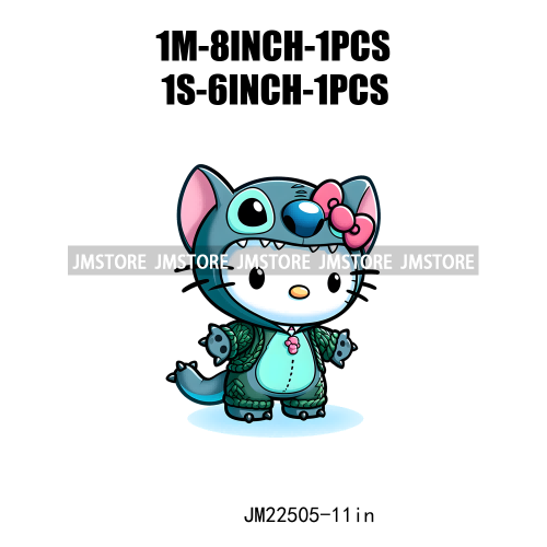 Cute Cartoon Animal Friends Love Iron On DTF Transfers Stickers Ready To Press For Clothing