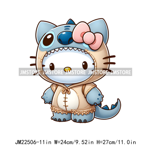 Cute Cartoon Animal Friends Love Iron On DTF Transfers Stickers Ready To Press For Clothing