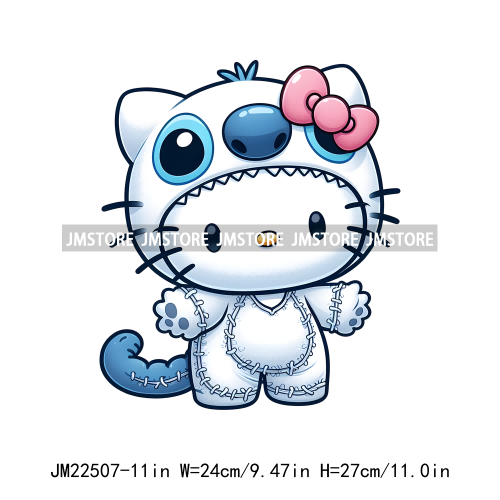 Cute Cartoon Animal Friends Love Iron On DTF Transfers Stickers Ready To Press For Clothing