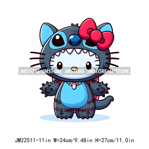 Cute Cartoon Animal Friends Love Iron On DTF Transfers Stickers Ready To Press For Clothing