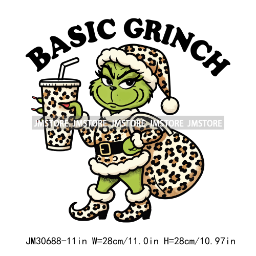 Funny That's It I'm Not Going Green Cartoon In My Era Still Waiting For Christmas Iron On DTF Transfers Stickers For T-shirts