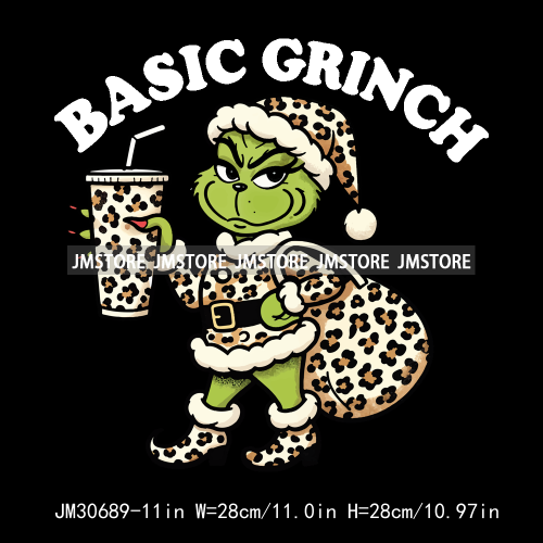 Funny That's It I'm Not Going Green Cartoon In My Era Still Waiting For Christmas Iron On DTF Transfers Stickers For T-shirts