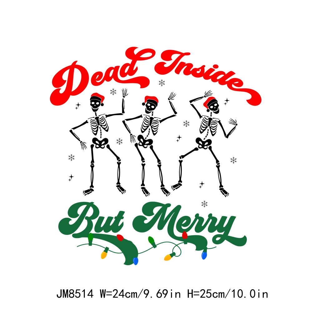 Christmas Vibes Santa Babe Stay Merry DTF Transfers