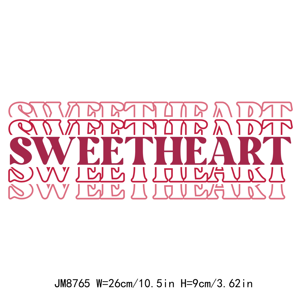 Valentine Lover Sweet Heart Be Mine DTF Transfers