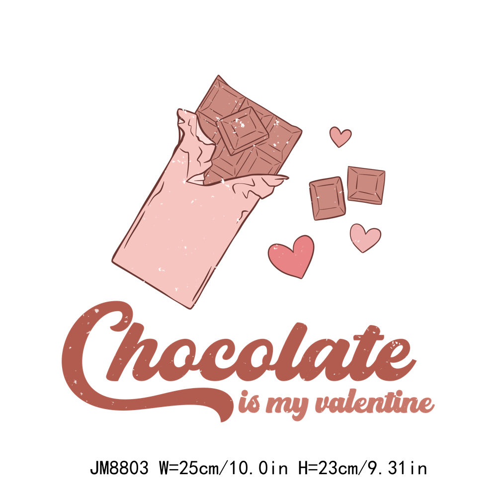 Chocolate Coffee Be Mine Valentine DTF Transfers