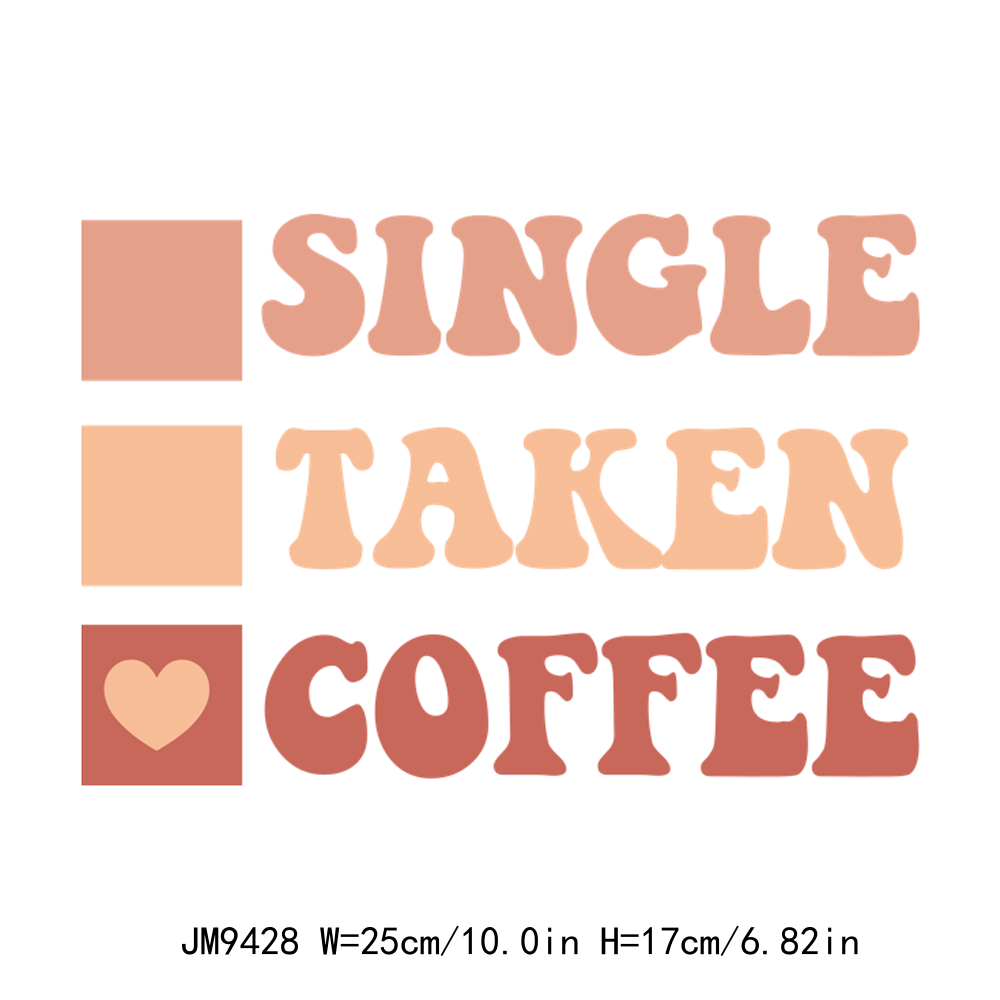 Coffee Valentine DTF Transfers