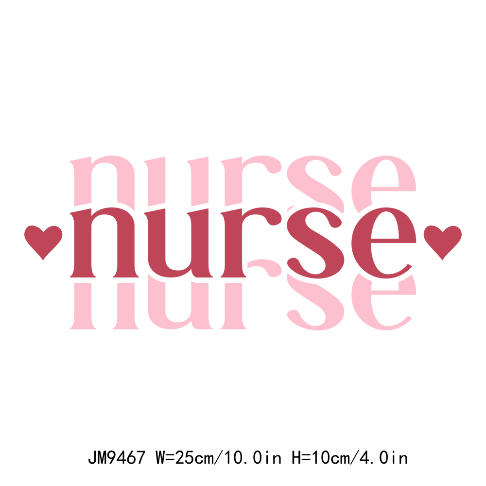 Nurse Valentine's Day DTF Transfers