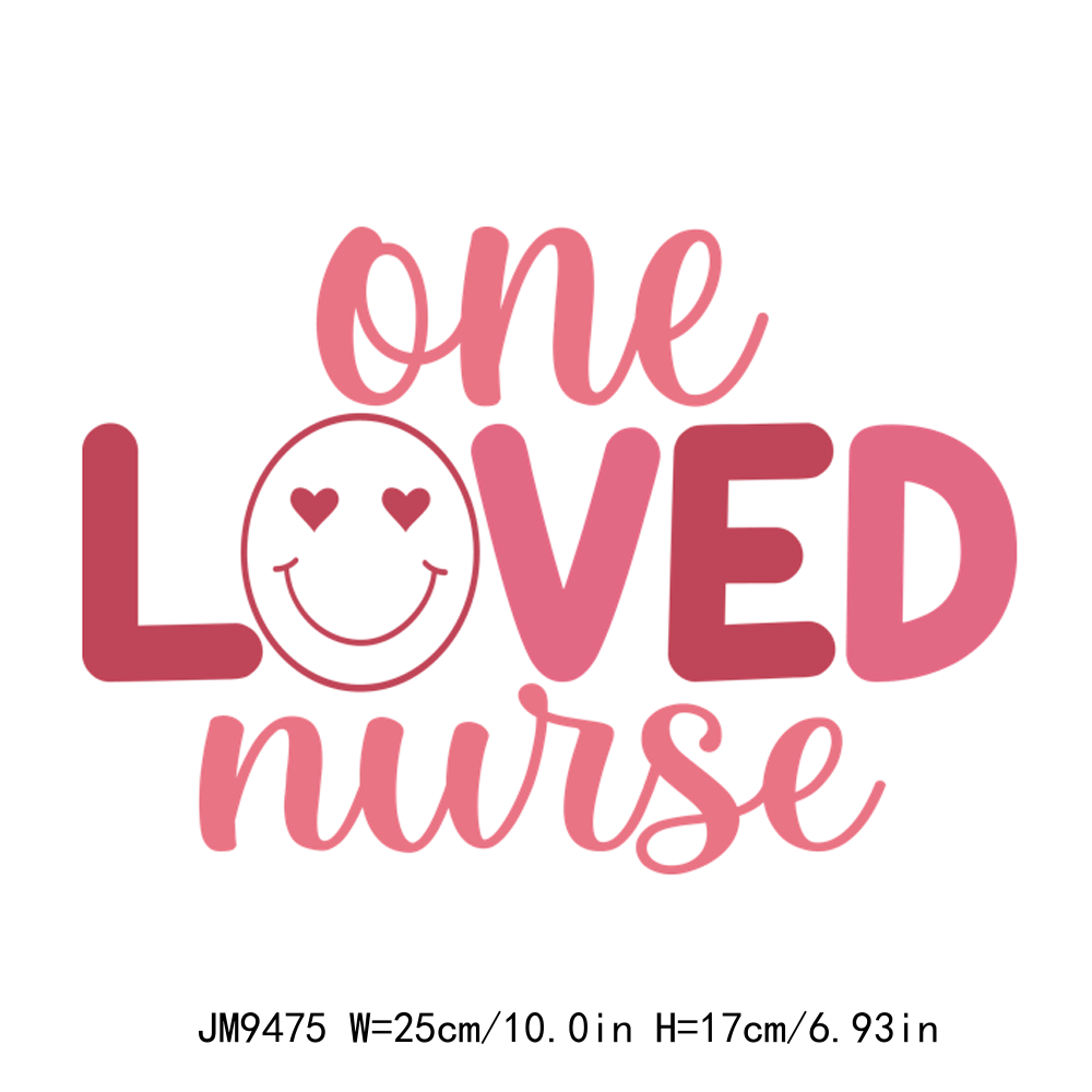 Nurse Valentine's Day DTF Transfers