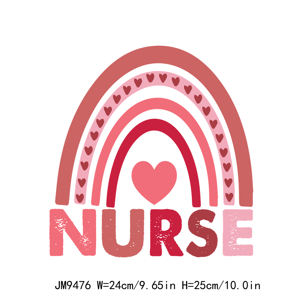 Nurse Valentine's Day DTF Transfers