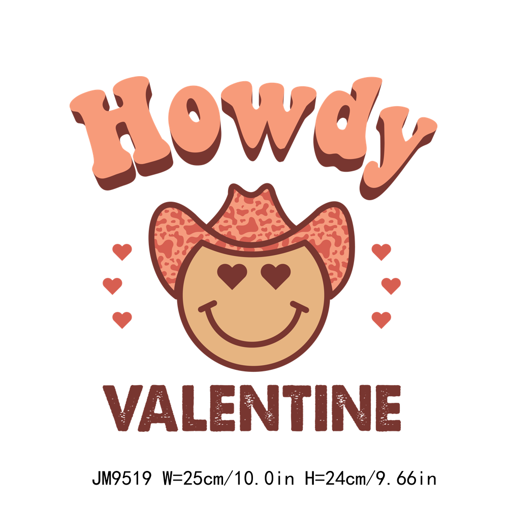 Western Cupid Cowboy Valentine's Day DTF Transfers