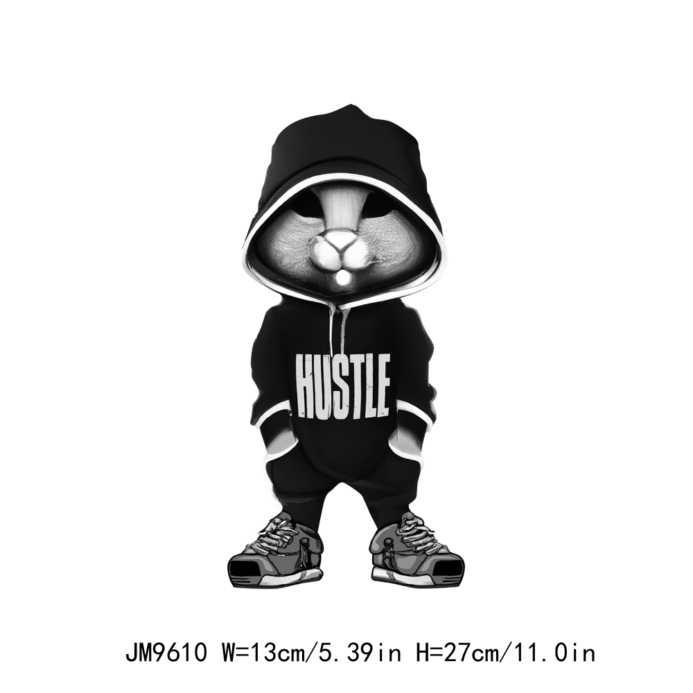 Hustle Money Bear Bunny Animal DTF Transfers