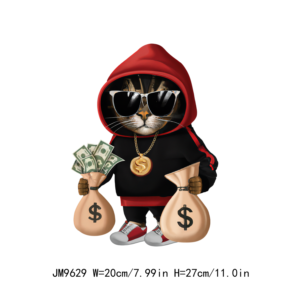 Hustle Money Bear Bunny Animal DTF Transfers