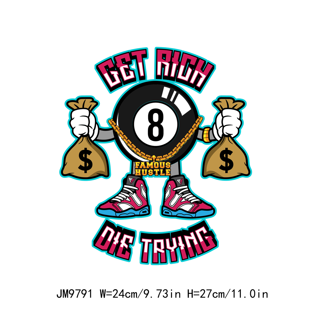 Big Money Dream Famous Hustle Bear DTF Transfers