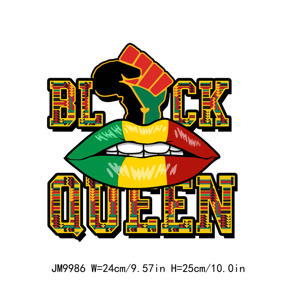 Black History Dope Afro Queen King DTF Transfers