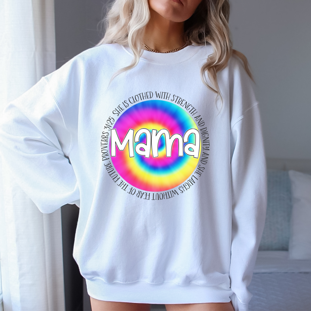 Full Color Mama Letters DTF Transfers