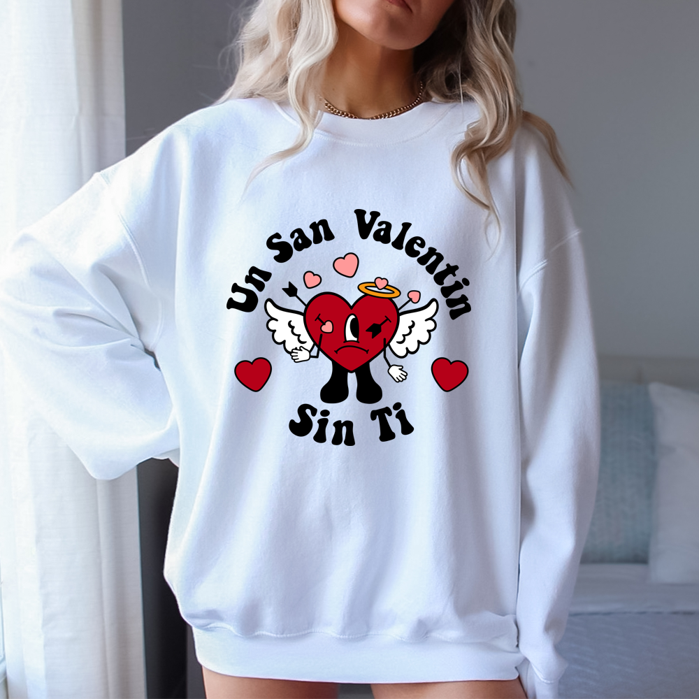 Bad Bunny Valentine Cupid DTF Transfers