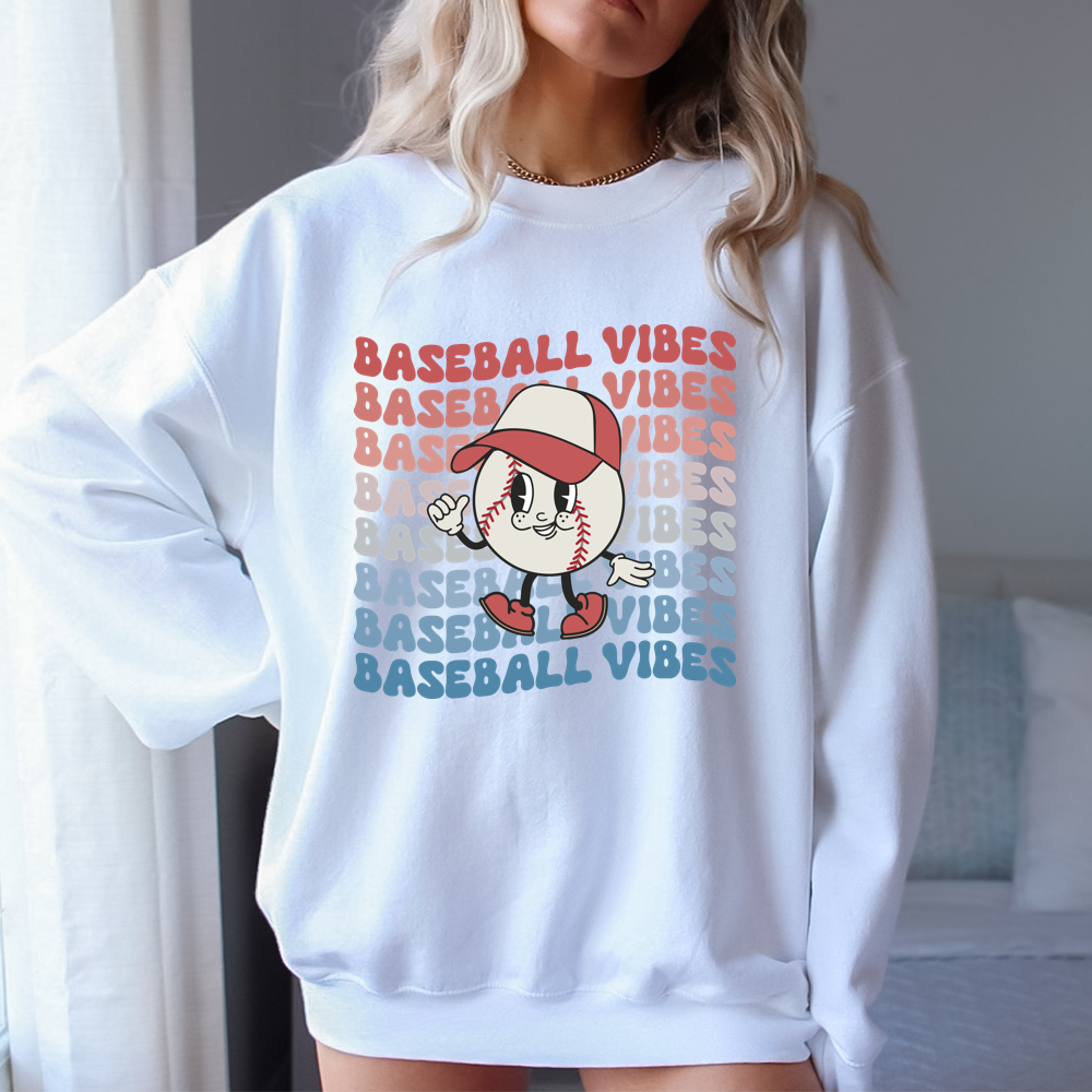 Sport Baseball Softball Vibes DTF Transfers