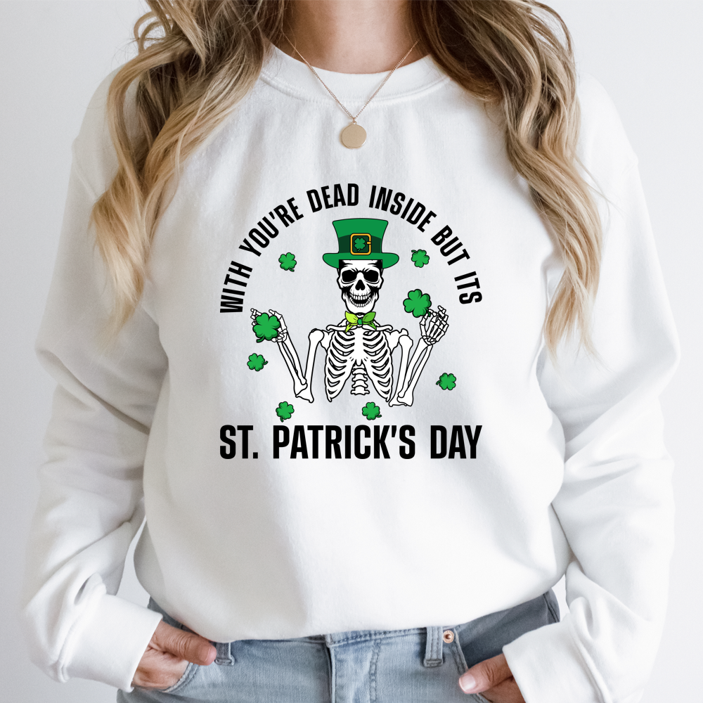 St Patrick & Shamrock Irish Shamrock and Roll DTF Transfers