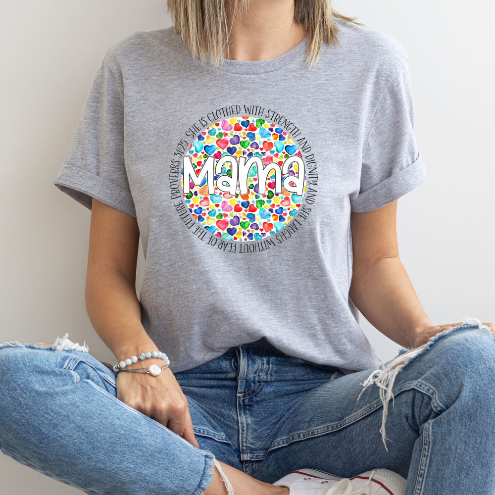 Circle Mama Designs Letters DTF Transfers