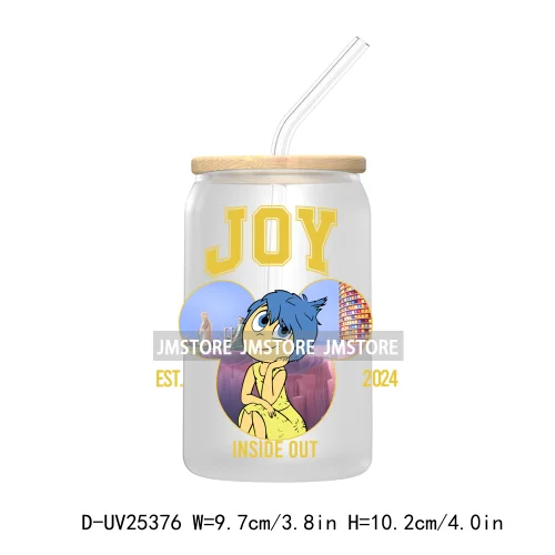 Friends Cartoon My Feelings UV DTF Transfer Stickers Decals For Libbey Cold Cups Mugs Tumbler Waterproof DIY Custom Logo Labels