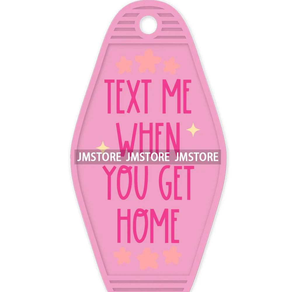 As Far As I Know I'm Delightful High Quality WaterProof UV DTF Sticker For Motel Hotel Keychain Motivational Positive Quotes