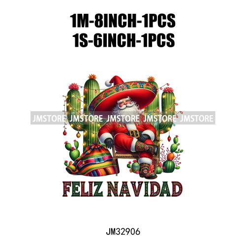 Tis The Season Mexican Christmas Gingerbread Feliz Navidad Concha Xmas Iron On DTF Transfers Stickers Ready To Press T-shirts